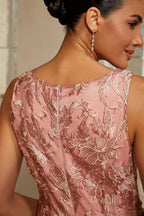 Lace Overlay Two-Piece Midi Set