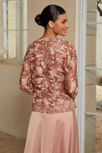 Lace Overlay Two-Piece Midi Set