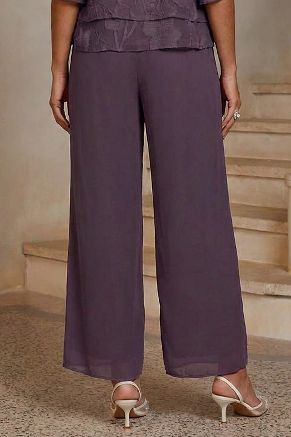 Winter Chiffon Ankle Trousers