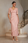 Crystal-Embellished Column Gown